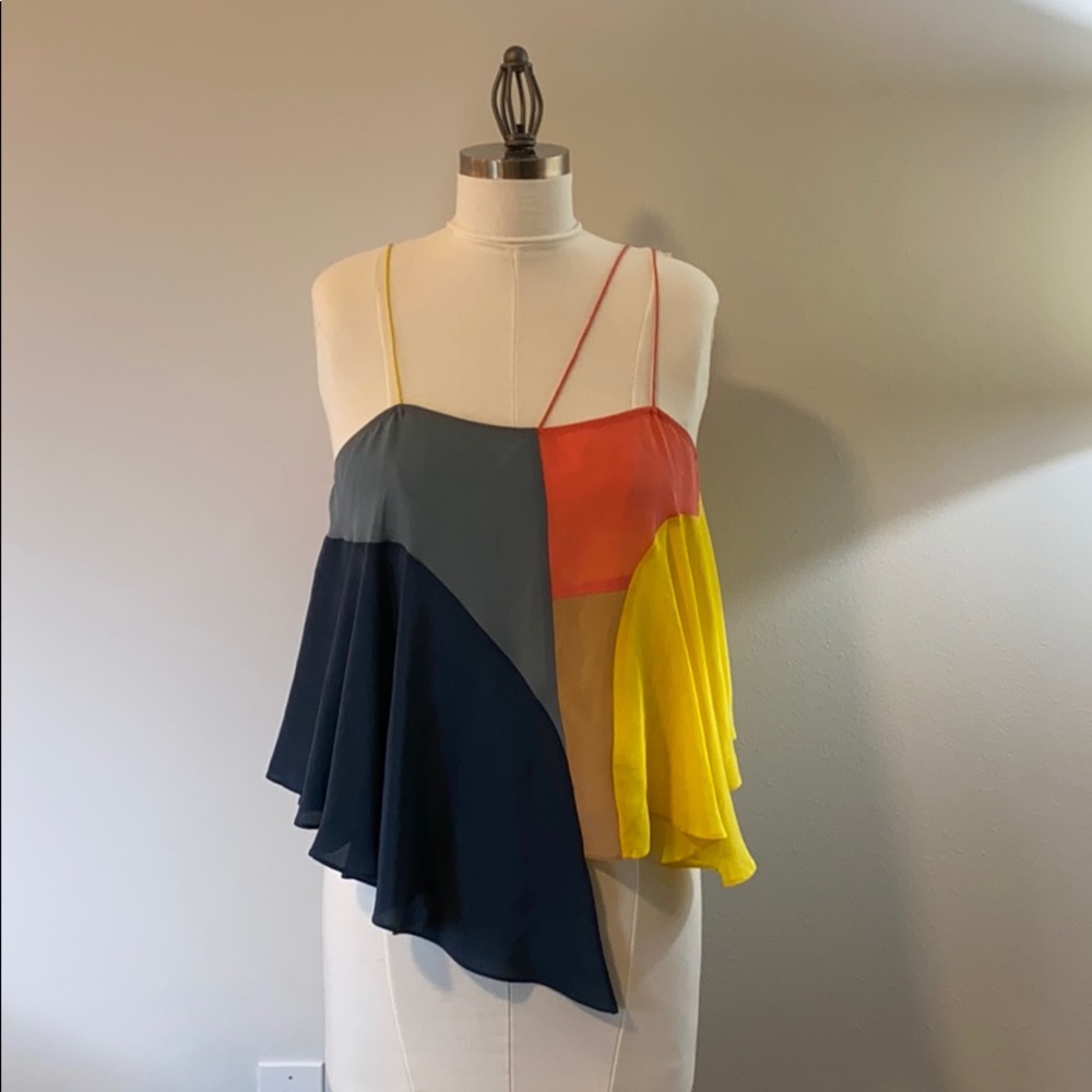 Anthropologie Silk Tank